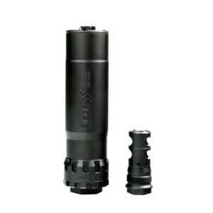 SIEGE SUPPRESSORS ROC556K - w/ STRONGHOLD HUB ADAPTER & DEFENDER 2 PORT MUZZLE BRAKE - Image 3